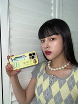 [Kiwi lime milk shake] Hard case