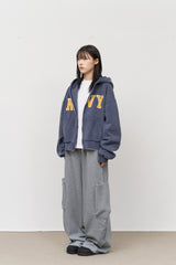 ミッドカーゴワイドスウェットパンツ