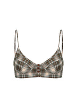 Plaided Brat Bra