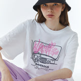 Coral T-Shirt White