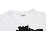 スカル ピクセル グラフィック オーバーフィット Tシャツ