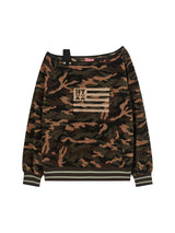 NYX FLUFFY OFF SHOULDER KHAKI
