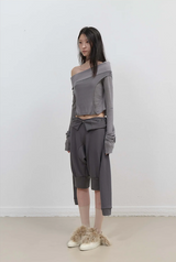 Sleeve Pumpkin Pants / Charcoal