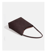 Matte Soft Leather Tote Shoulder Bag