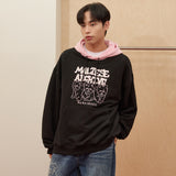 Maltese Archive Line Graphic Two Tone Hoody