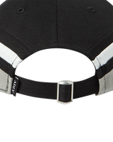 25FW THREE TONE ASYMMETRY COTTON BALL CAP BLACK