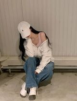 [BELLIDE MADE] Spring ver, two-way overfit zip-up hoodie