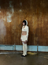 From knit skirt (Ivory)