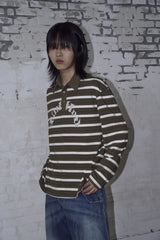 Disrupted Rugby Tee Khaki