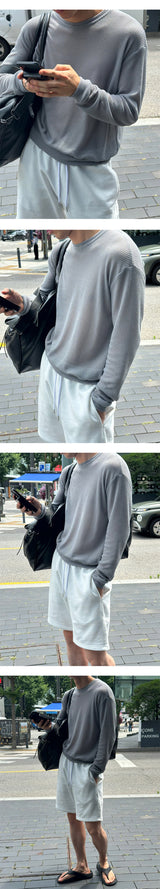 [Unisex] Ice crop summer knit(5color)