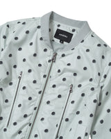 Dot Graphic Windbreaker _ GREY
