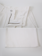 Two Pintuck Cotton Wide Pants (3color)