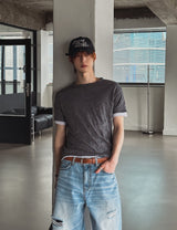イーブン リンクル レイヤード ショートスリーブ Tシャツ