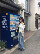 ソア プレーン アンバランス オフショルダー ショートスリーブ ティーシャツ