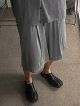 ASCLO Color Pleats Short Pants (4color)