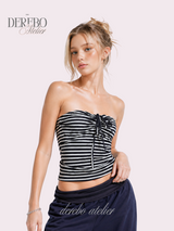 Lua Stripe Strap Tube Top