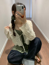 Schiele Crochet Bolero (2color)