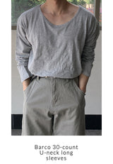 ヴァルコ30sUネック ロングスリーブ Tシャツ