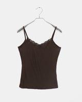 Refue Slim Lace V-neck Sleeveless