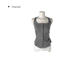 NT Button Shirring Strap Halter Sleeveless