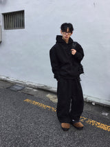 [SET] Momon Golden Pullover Hoodie + Pintuck Wide Pants 4C