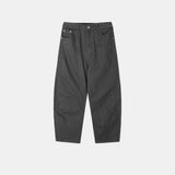 Way pintuck curved pants