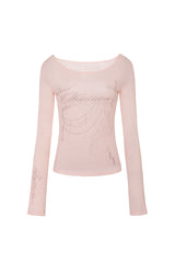 DUSK GRAPHIC TEE pink