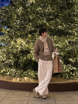 LMN イノコーデュロイバンディングワイドパンツ (4 colors)