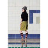 LOGO NYLON SHORT / OLIVE