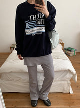 [unisex] Limanne Printing Over Sweatshirt