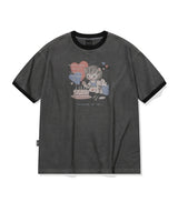 26SS★ Sweet Kitty Pigment Ringer Tee
