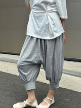 Drape balloon capri pants(3color)