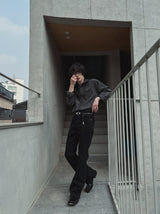 [MADE] Dews black bootcut denim