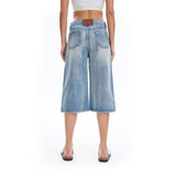 Wide Leg Cropped Jeans