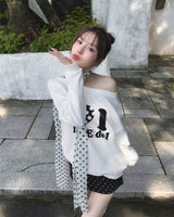 [♡MADE♡]ザドットロングシフォンスカーフ