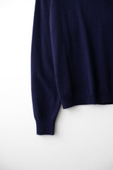 Cashmere turtle neck knit (Black)