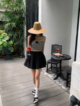 [MADE] SAYLIN PINTUCK MINI SKIRT
