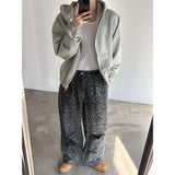 [Unisex] Crop 2way hood zip up(3color)