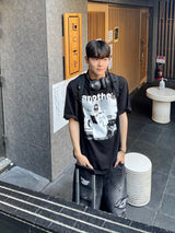 アナザールーズフィットハーフTシャツ