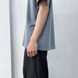 ミスト グレー ウォッシュド Tシャツ
