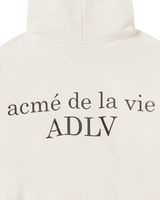 25FW BASIC LOGO NAPPING HOODIE CREAM