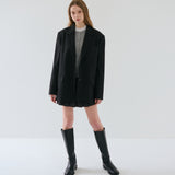 Over-sized Tailored Jacket_Black
