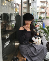 ロングプリーツスカート