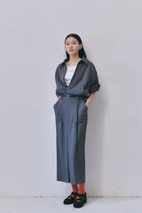 Classic Zip-up Blouson Jacket_Gray