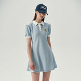 Puff Flared PK One-Piece (Sky Blue)