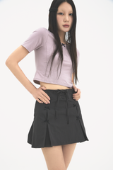 リボンプリーツスカート