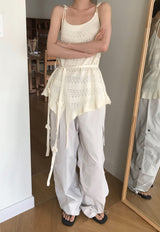 [ md pick ] bohemian crotel long knit top