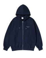 25FW ベーシックロゴナッピングフーディージップアップ ダークネイビー