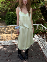  satin lace skirt 