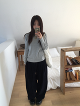 ケアベーシック起毛長袖Tシャツ(6c)